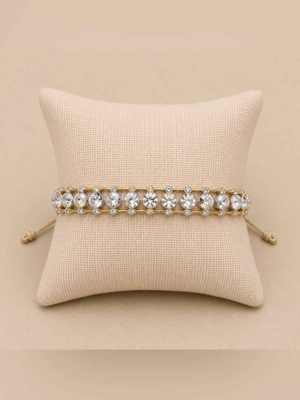 Sparkling Crystal Adjustable Slider Bracelet